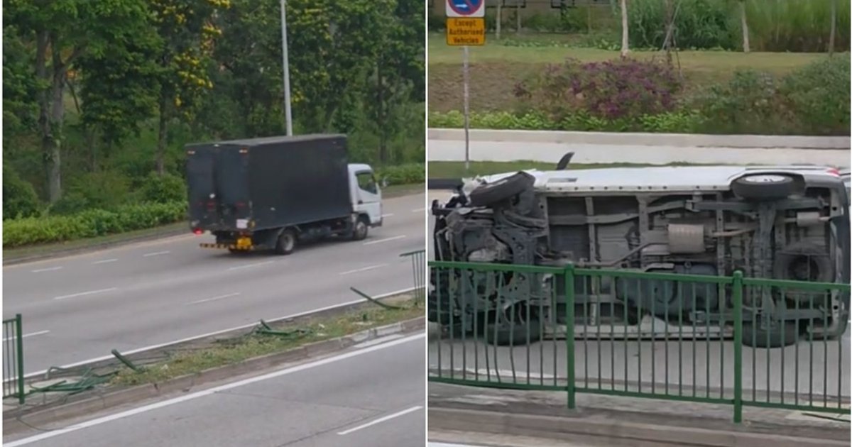 Vehicle breaches central divider on Bartley Road, driver cooperating with police