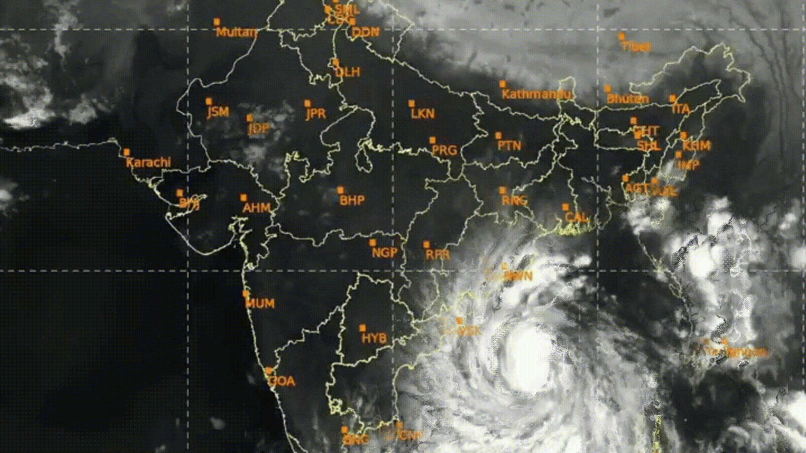 ISRO satellite footage tracks Cyclone Arnab's path to Andhra Pradesh coast