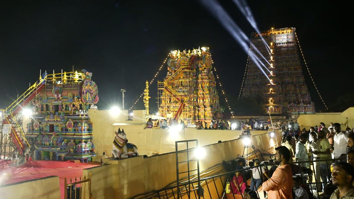 Meenakshi Sundareswarar Temple in Madurai Begins Sacred Kumbabishekam Ritual