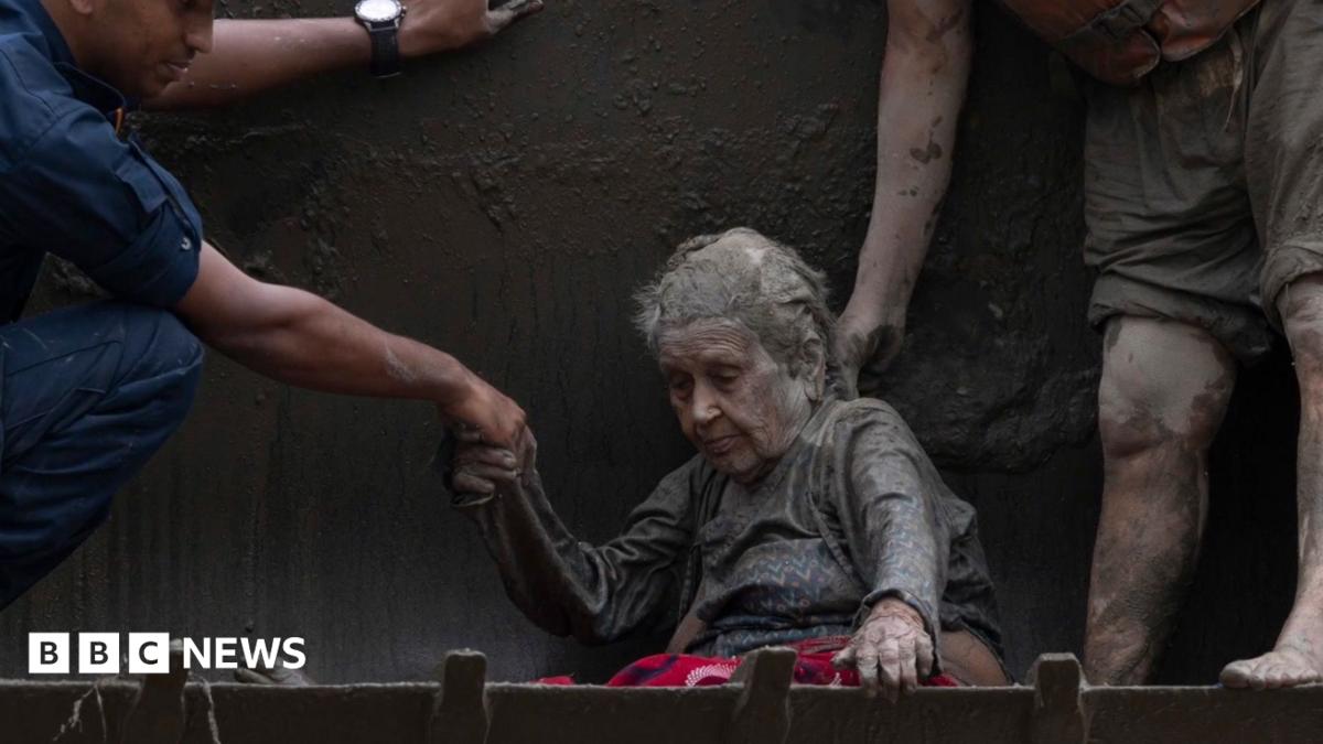Nepalese centenarian rescued from devastating flash floods