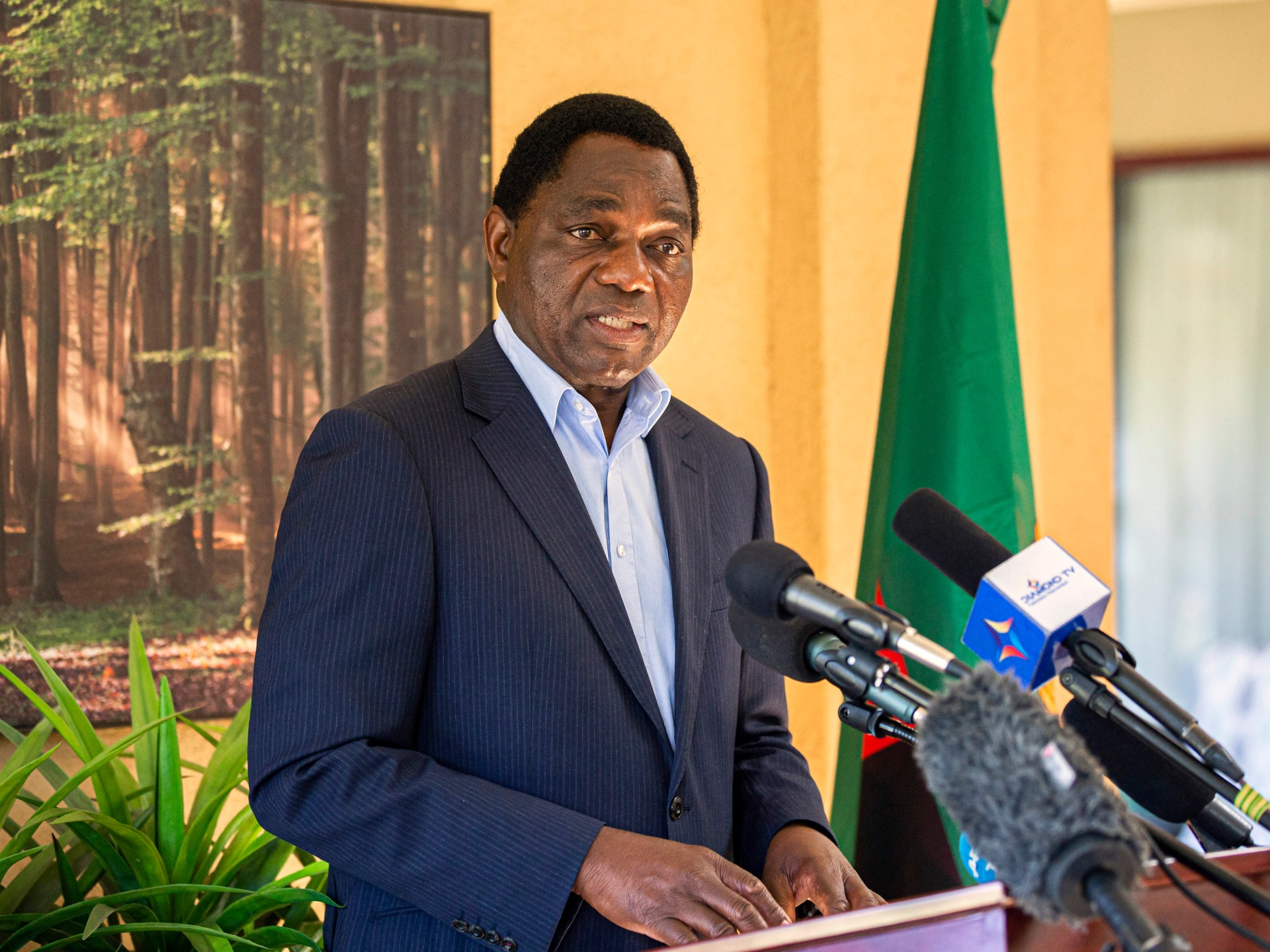 Zambian President Hichilema inaugurated for second term as election disputes persist