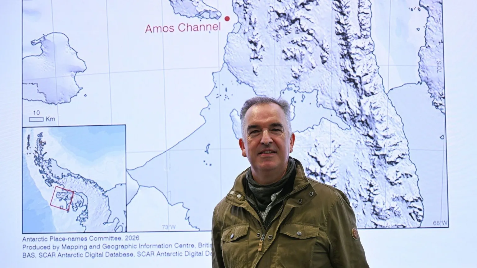Antarctic waterway named to honour BBC science correspondent Amos