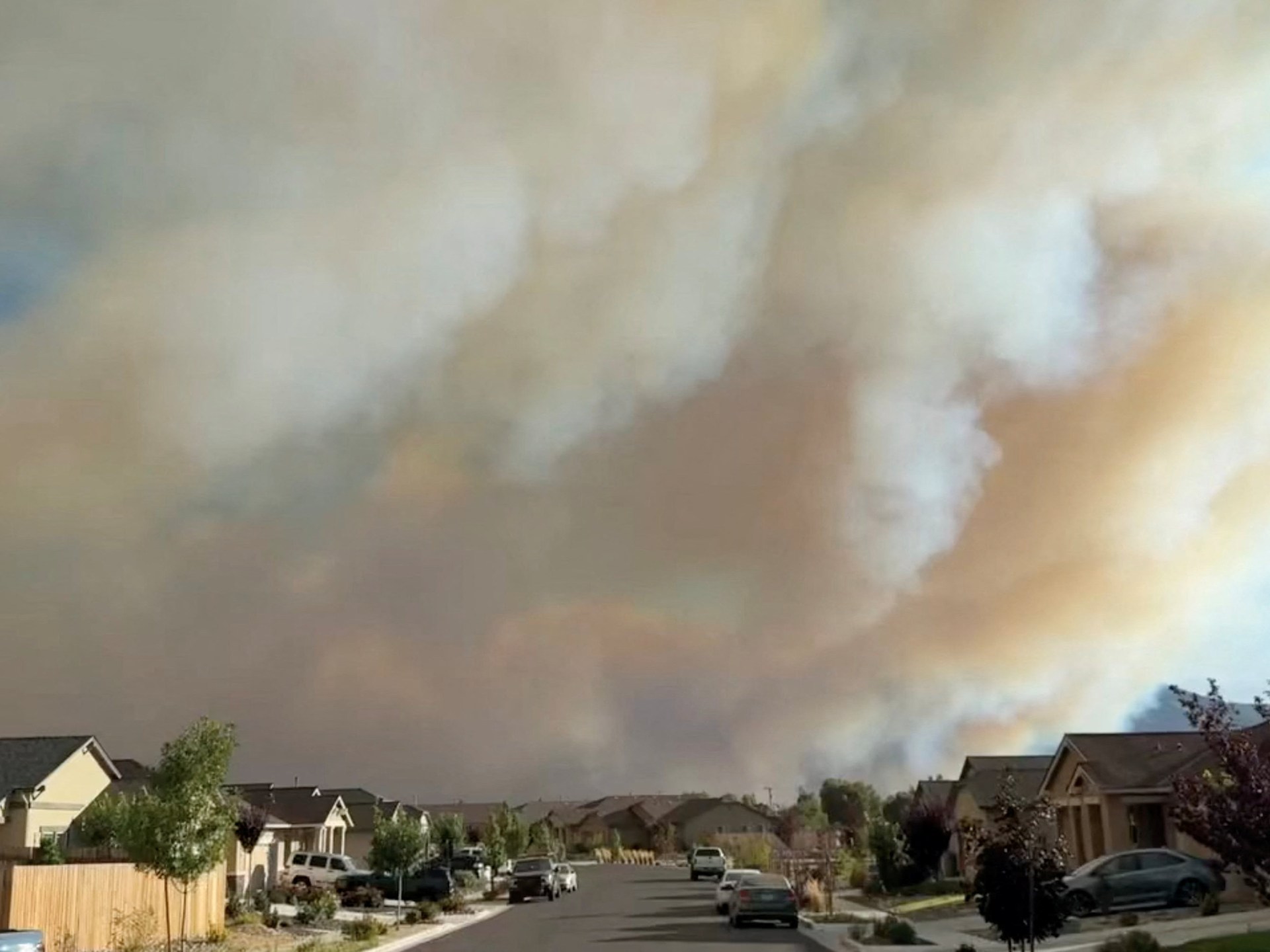 Nevada wildfire forces mass evacuations as emergency declared