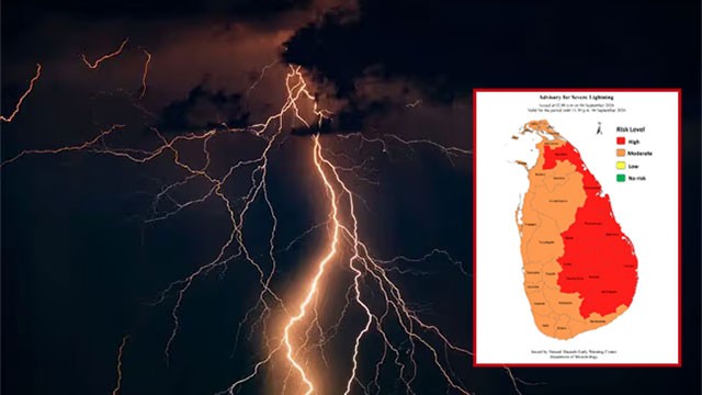Authorities warn of dangerous lightning conditions across island