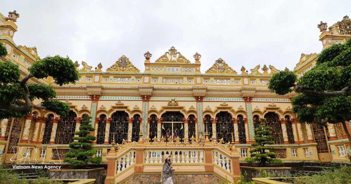 Dong Thap's two-century-old pagoda blends Eastern and Western design