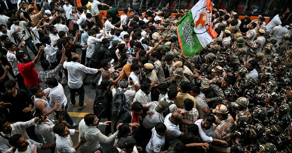 Delhi Opposition Stages Protest Over Election Commissioner Row