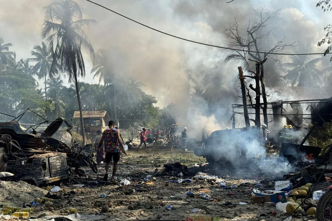 UN expresses alarm over Myanmar airstrike that killed dozens