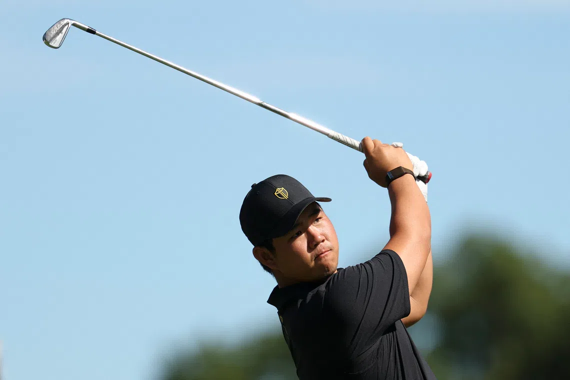 Kim seeks golfing glory at Asian Games with military service stakes