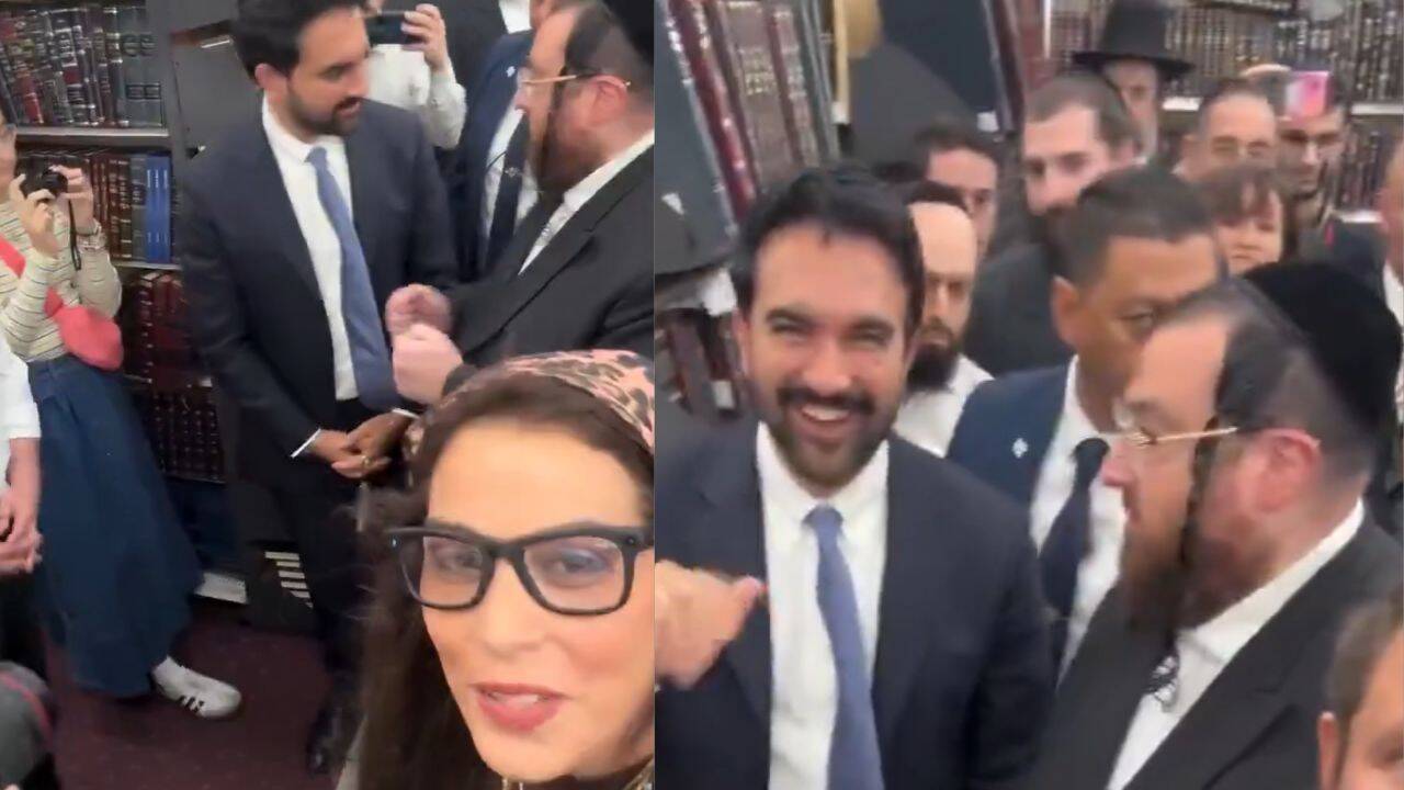 Pro-Israel activist confronts NYC mayor over antisemitism concerns