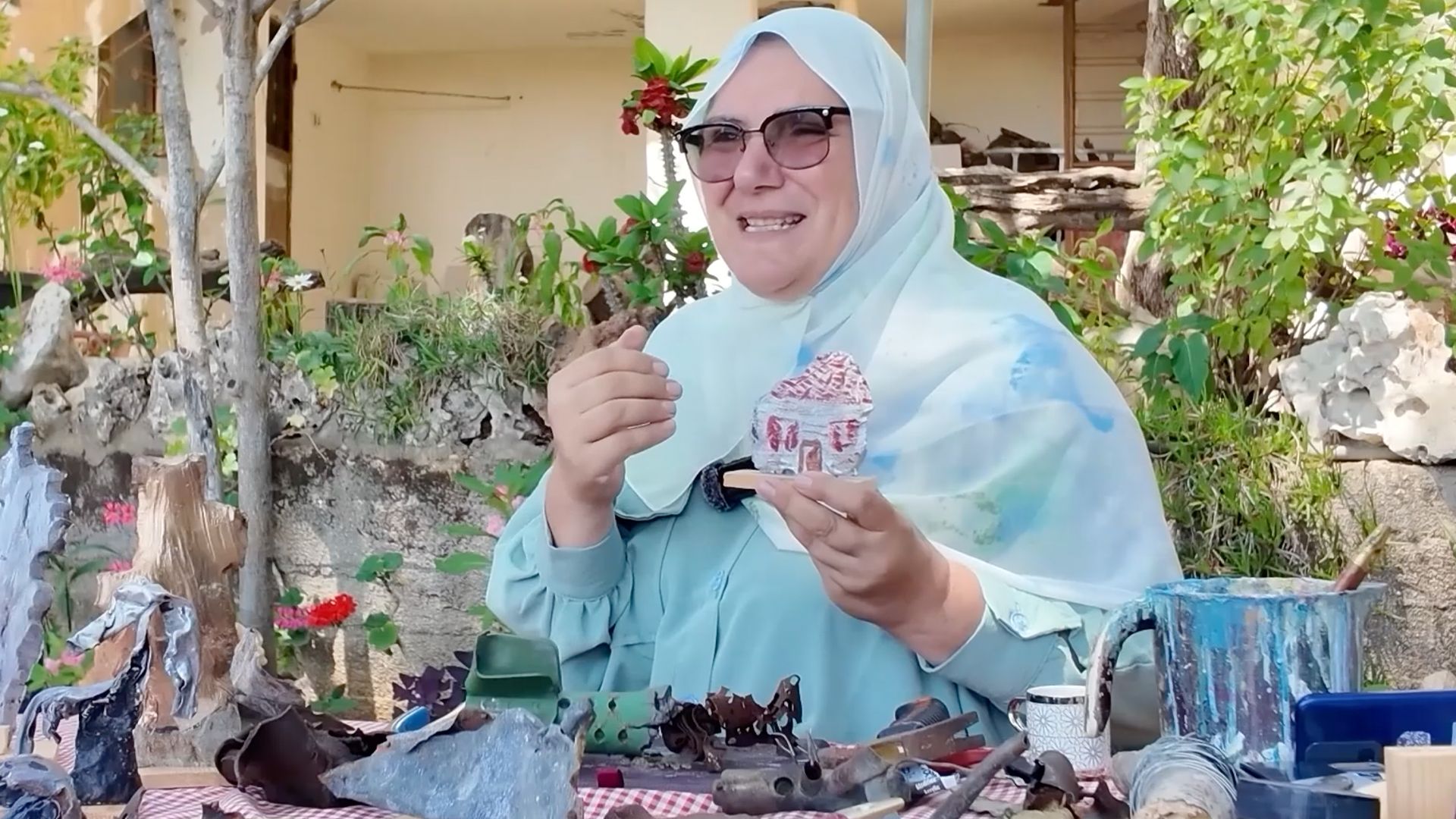 Lebanese Artist Transforms Conflict Debris Into Powerful Visual Works