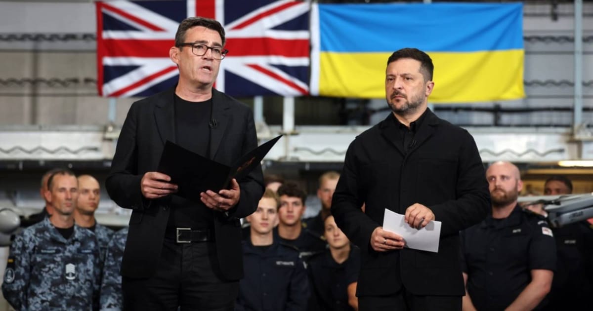 Burnham ke Ukraine, Britain Komitmen Produksi Peluru Jarak Jauh