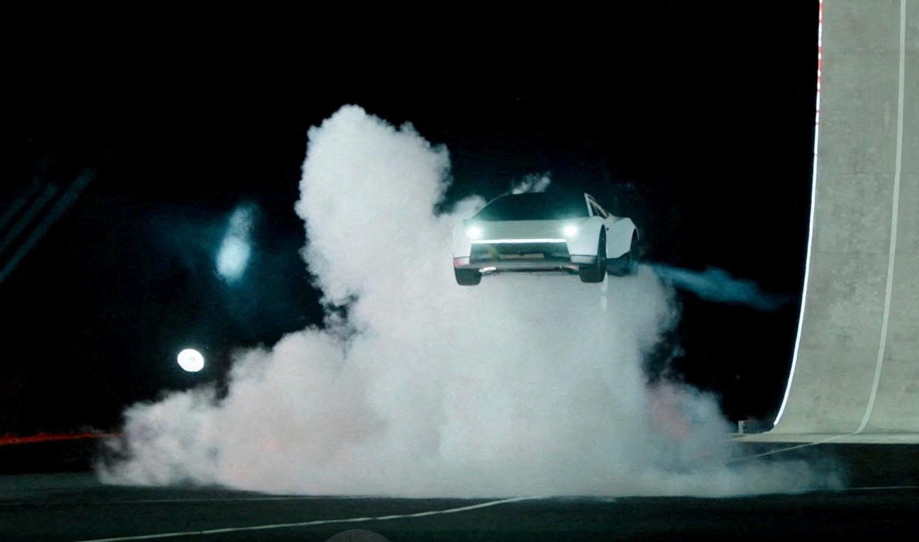 Tesla reveals experimental vehicle capable of mid-air maneuvers and inverted driving