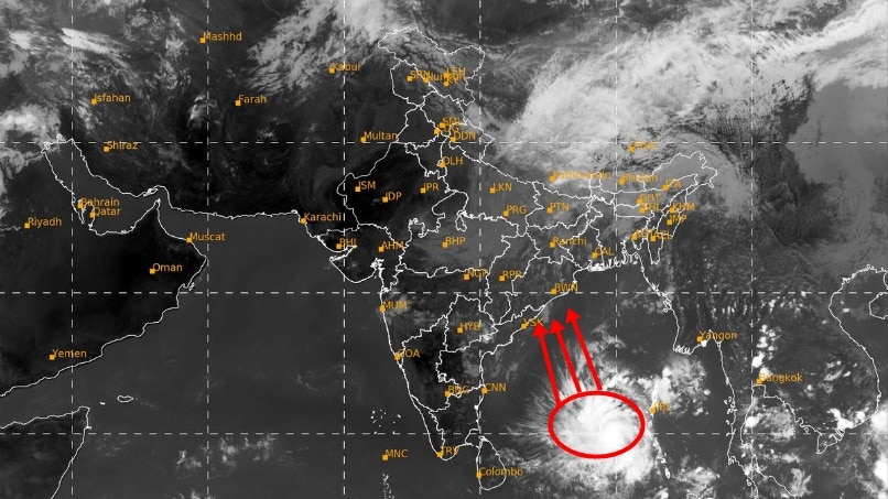 ISRO satellite detects new weather system forming post-Cyclone Arnab