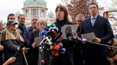 Serbia's student-backed MPs push for leadership overhaul after election