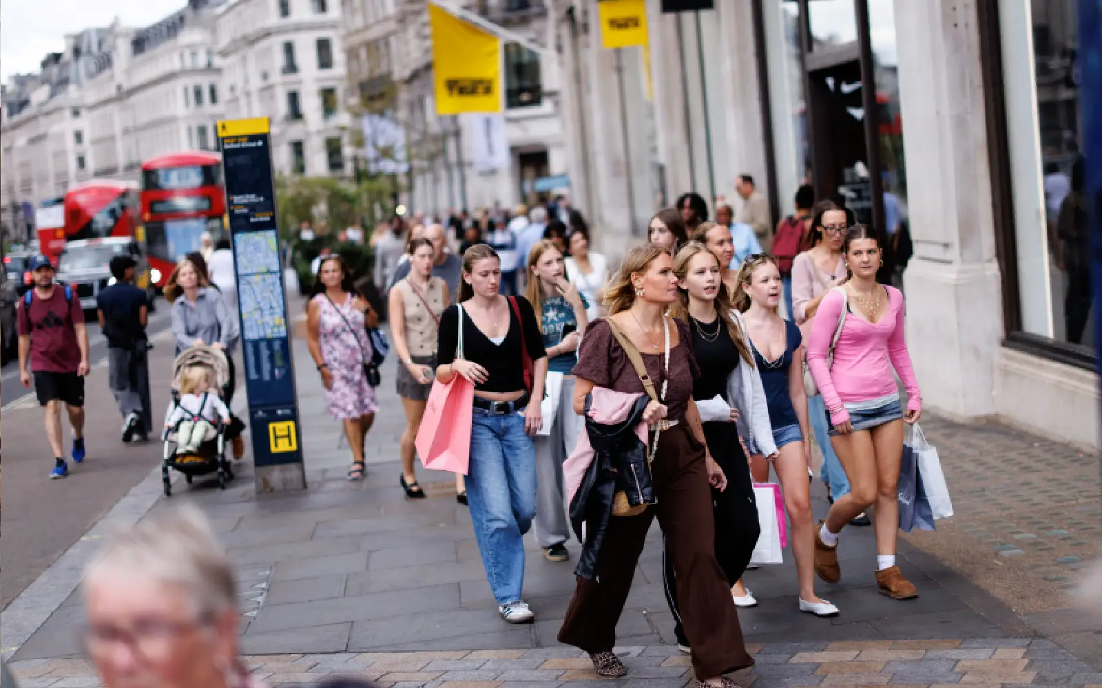 London's Oxford Street bans vehicles in major pedestrian-focused revamp