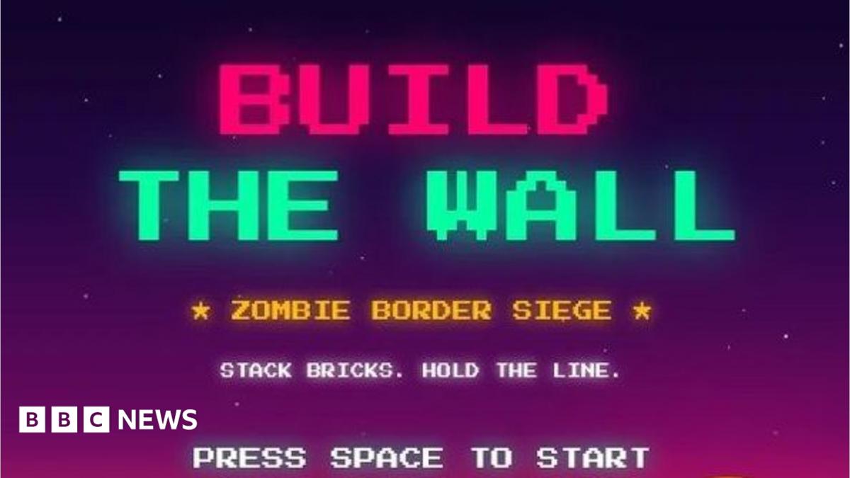 White House removes Tetris-style wall-building game over copyright