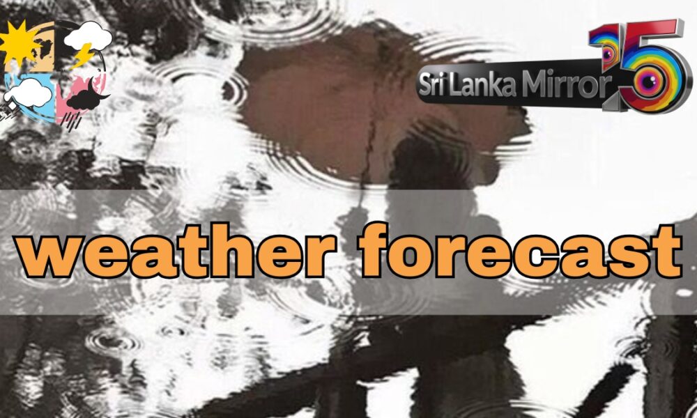 Heavy rain and strong winds forecast for Sri Lanka's southwest