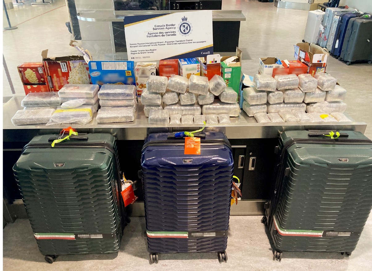 Canadian authorities seize 57 kg drugs destined for Sri Lanka