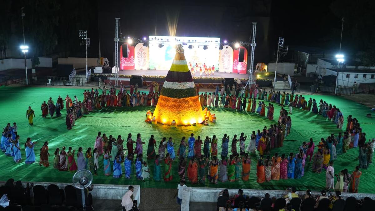 Hyderabad celebrates Bathukamma festival with traditional Atukula rituals