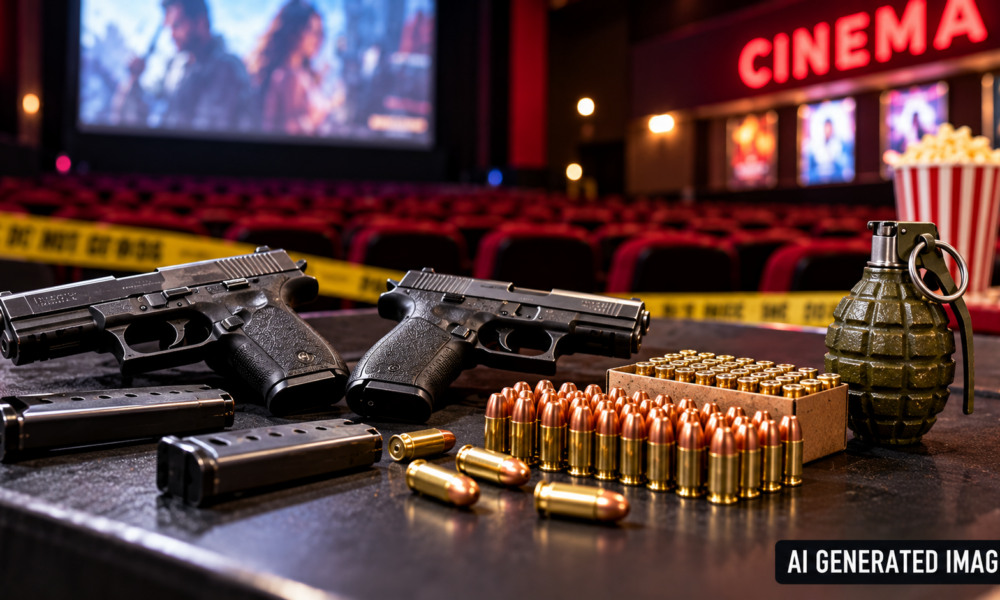 Man arrested after weapons cache discovered at Hanwella cinema