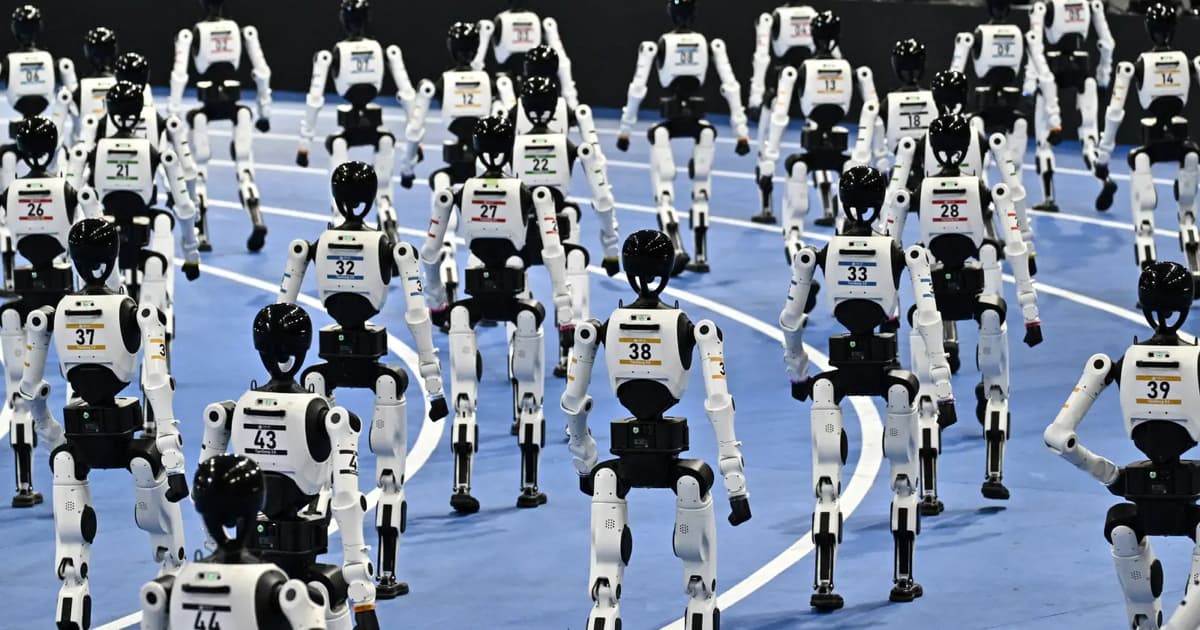 Chinese humanoid robot sets new 100-metre sprint record