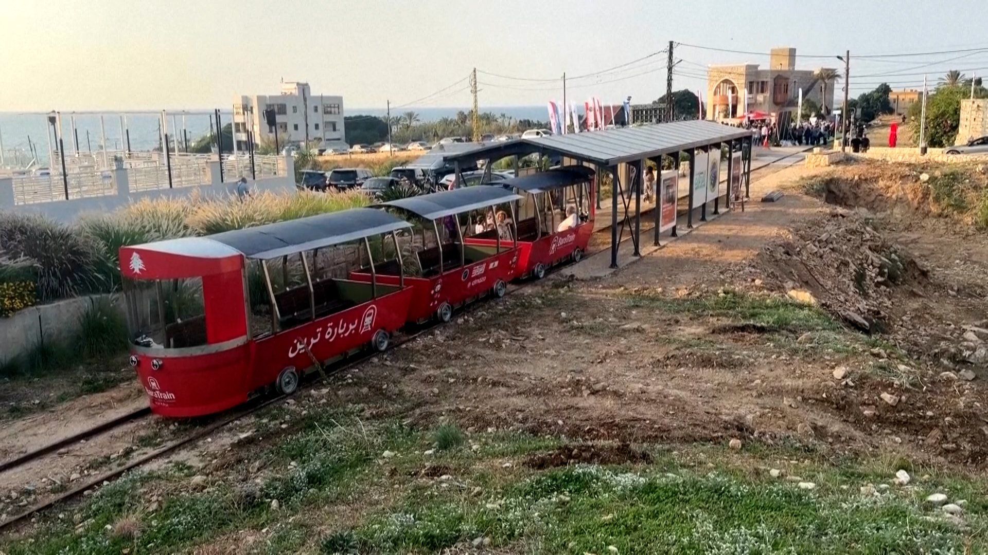 Solar-powered train signals potential revival of Lebanon's rail network