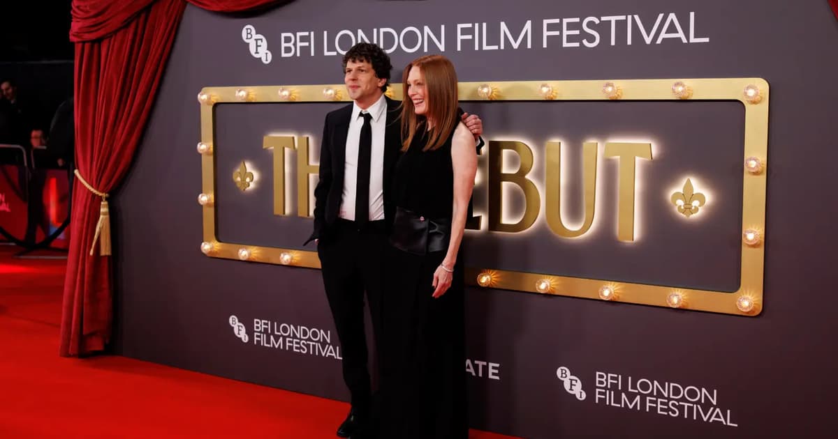Eisenberg's directorial debut closes London Film Festival with Moore