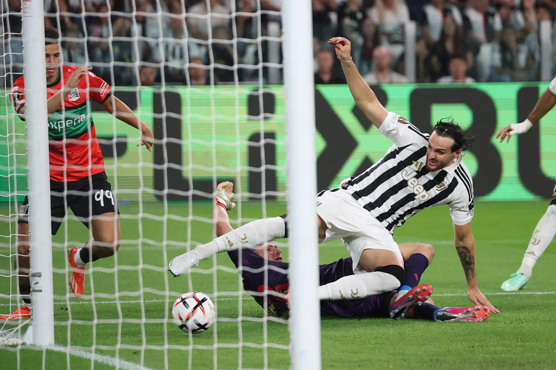 Juventus rout Nijmegen 5-0 in Europa League opener