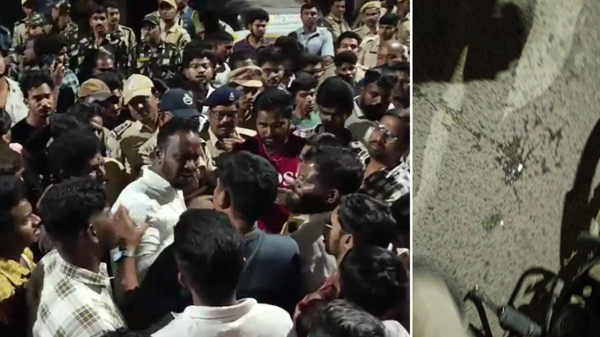 हैदराबाद में दुर्गा प्रतिमा विसर्जन जुलूस के पास अंडा फेंका गया, एक व्यक्ति गिरफ्तार