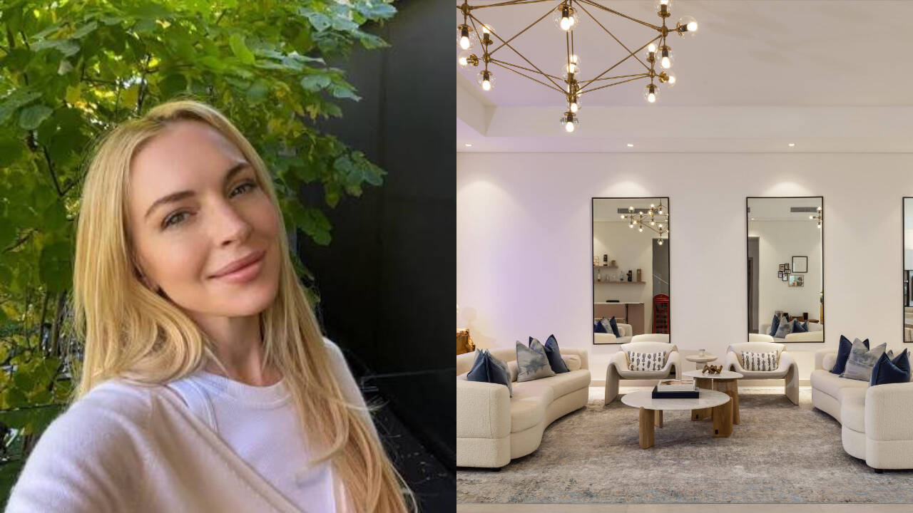 Lindsay Lohan completes luxury Dubai villa interior design in fortnight