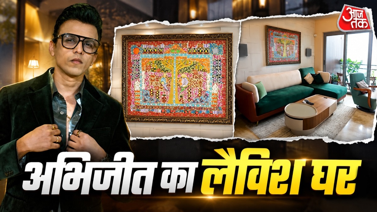 इंडियन आइडल विजेता अभिजीत सावंत का शानदार आवास, जापानी कला से सजा