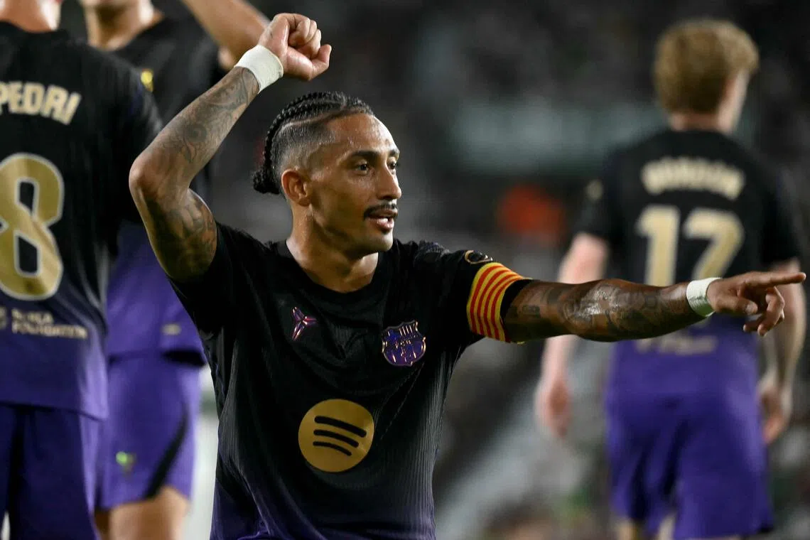 Barcelona launches La Liga title defence with dominant 5-0 rout