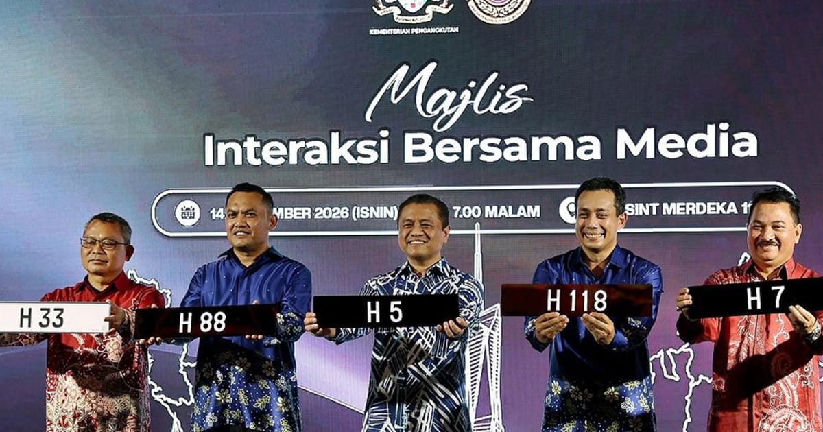 Coveted 'H 1' plate sells for RM10.77 million in Malaysia