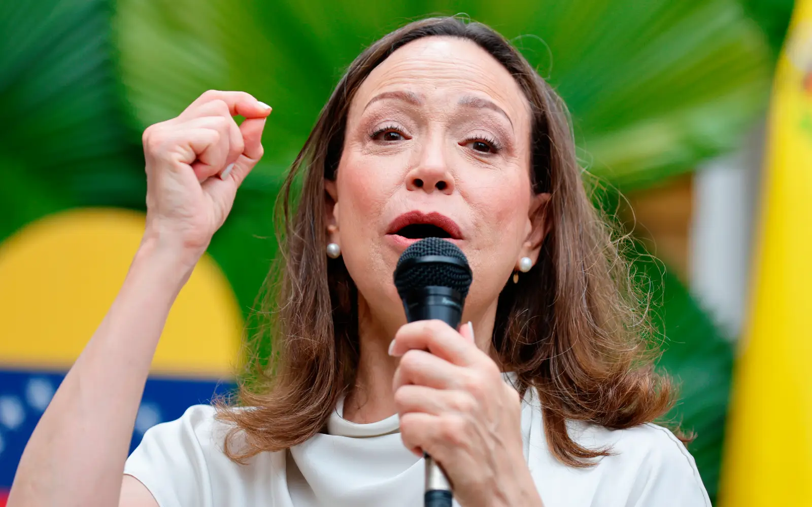 Pemimpin Pembangkang Machado Kembali ke Venezuela Selepas Buwan Pembuangan
