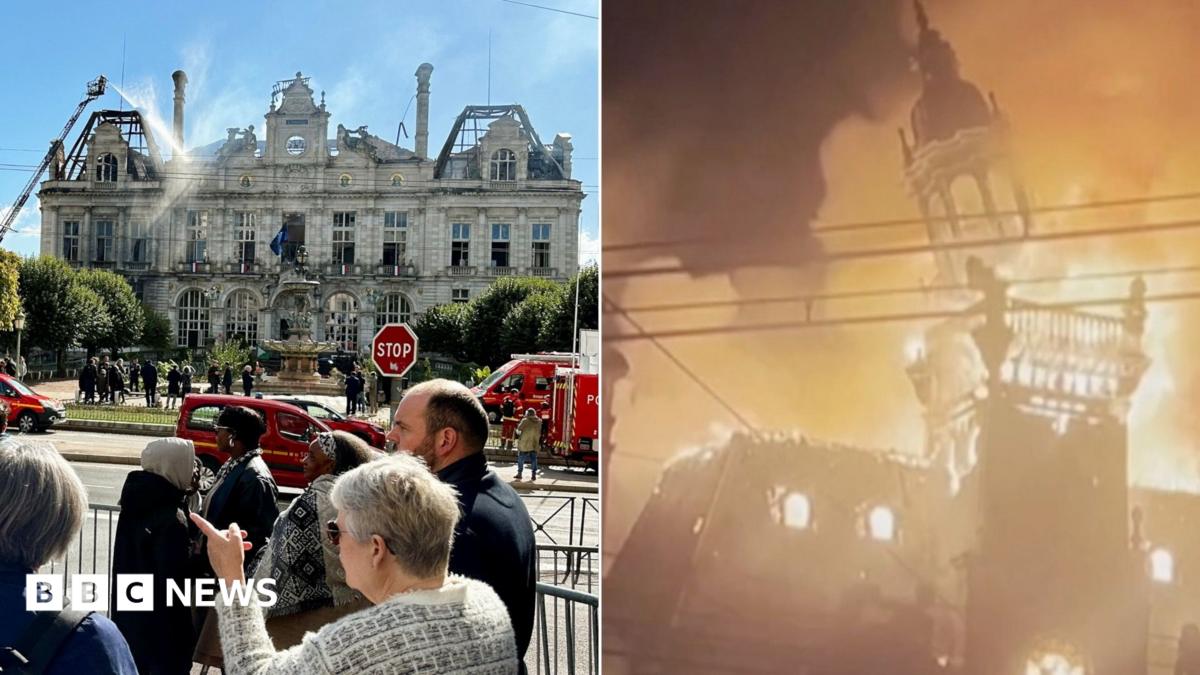Historic Limoges town hall damaged in apparent arson attack