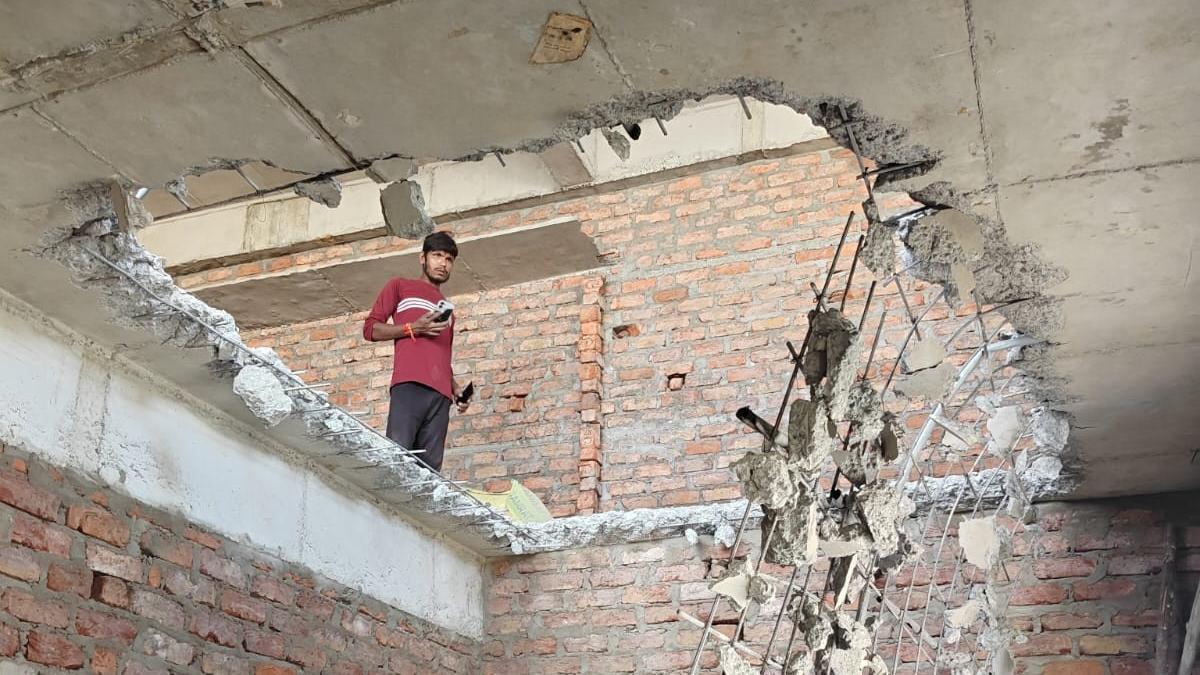 Cyberabad civic body demolishes 26 illegal structures in crackdown