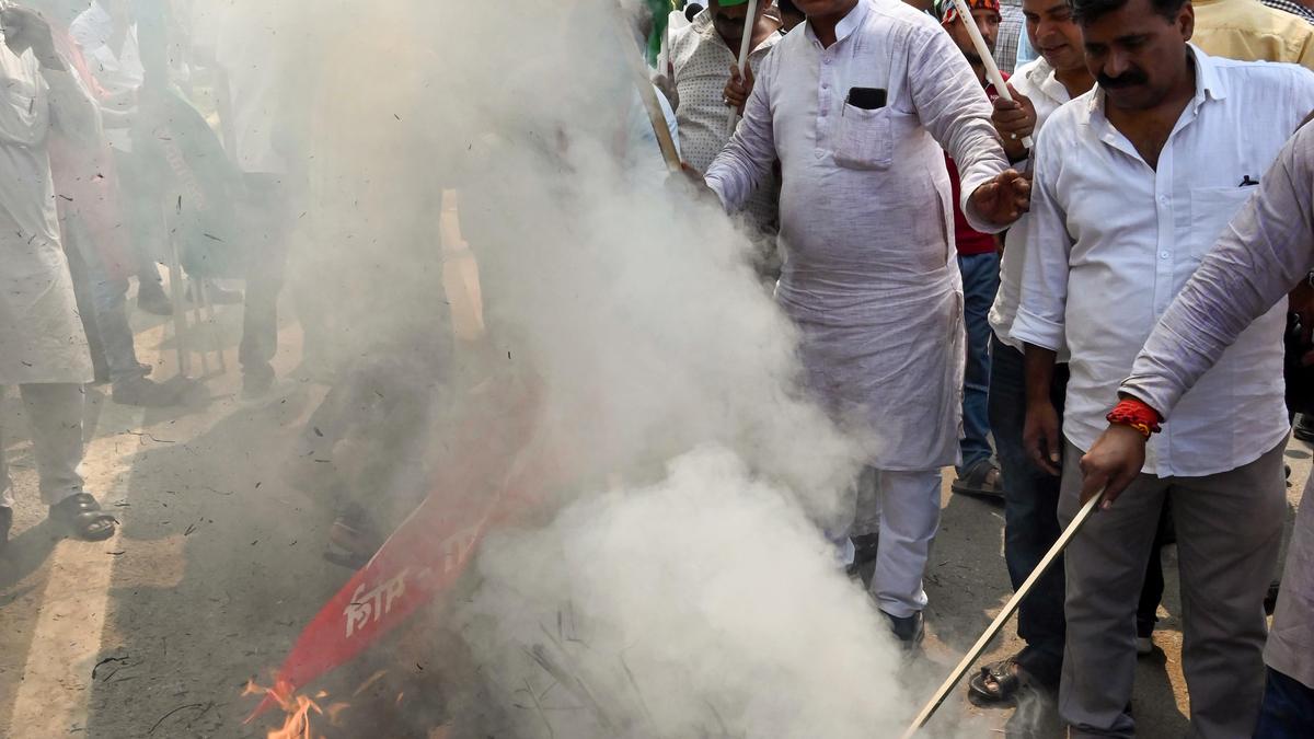 INDIA Alliance stages protest march in Bihar over poll body concerns
