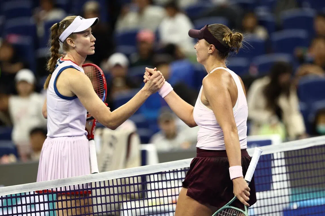 World No. 1 Rybakina stunned by qualifier Charaeva at China Open