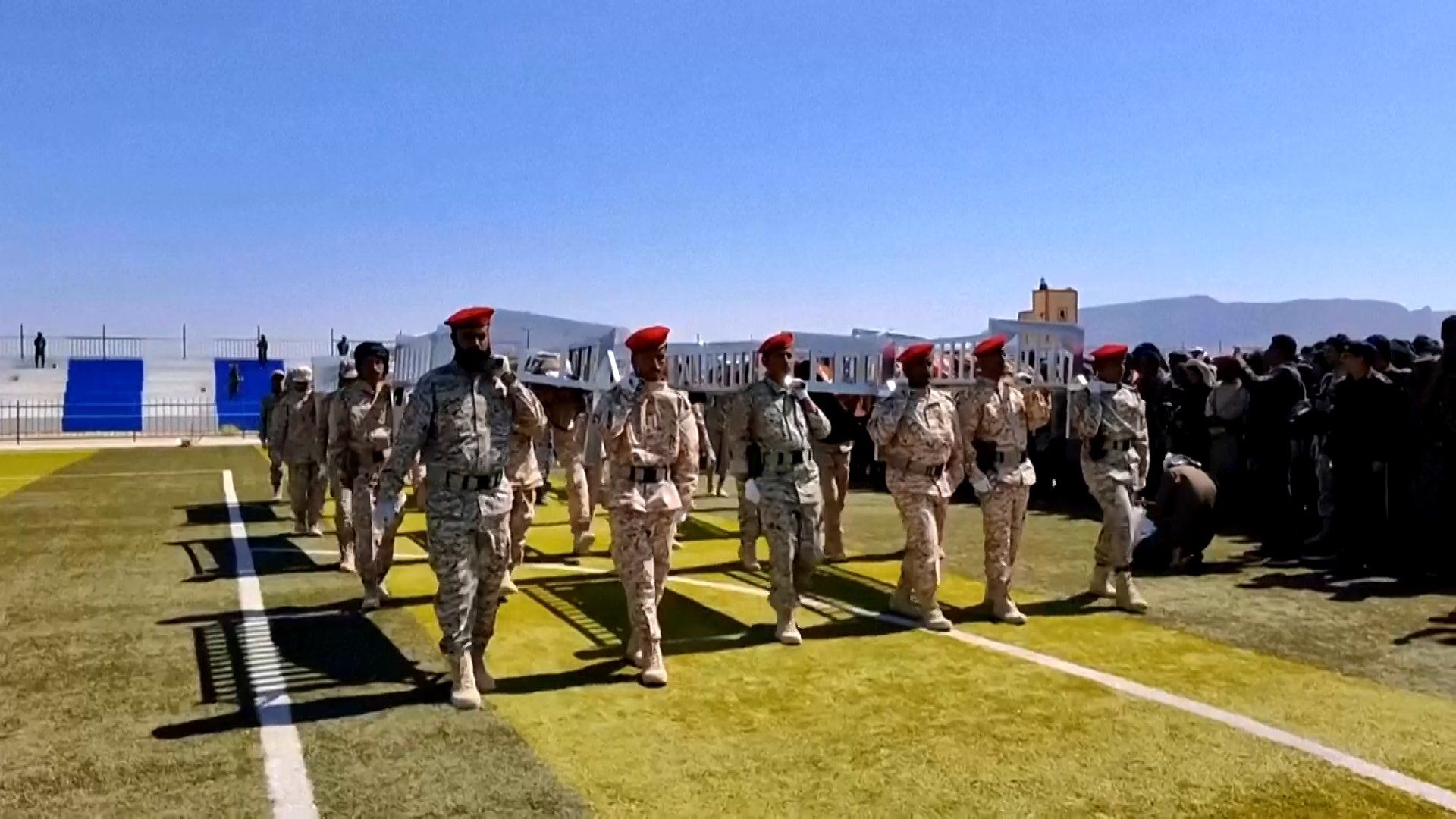 Yemen mourns 75 military recruits killed in Houthi missile attack