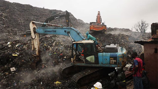 Massive landfill collapse in Guinea claims at least 30 lives