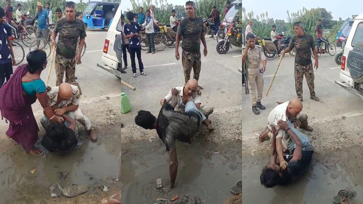 Harassment suspect attacks police officer in Bihar, tears uniform