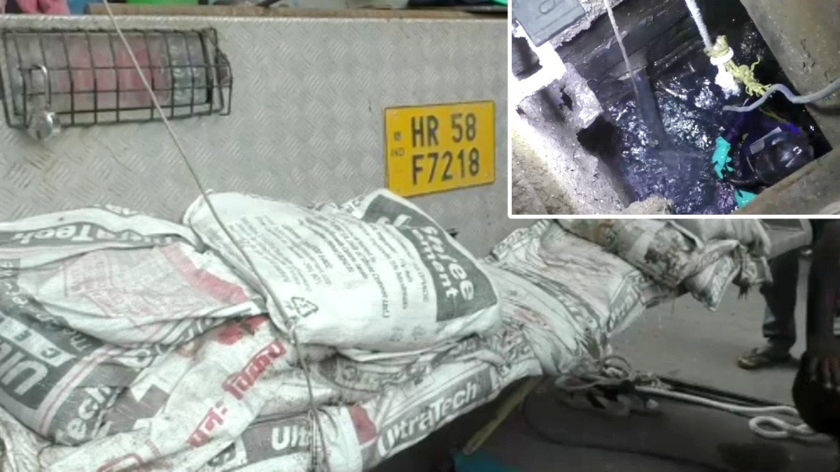 Varanasi sewers yield sand bags, debris during cleanup operations