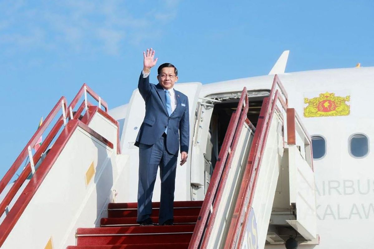 Myanmar junta chief to visit Malaysia amid migrant worker repatriation