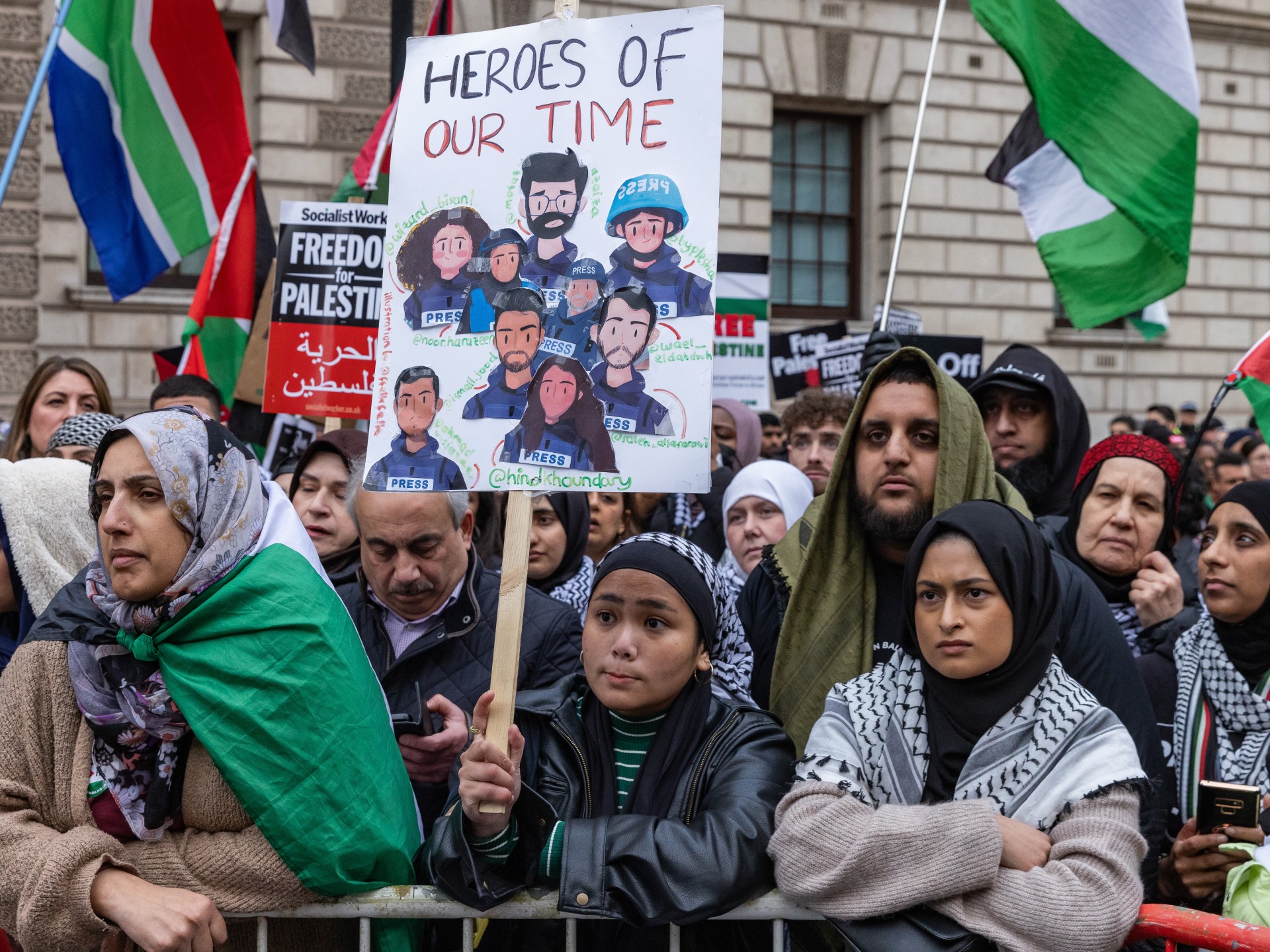 Palestinian journalists continue reporting from Gaza amid safety concerns