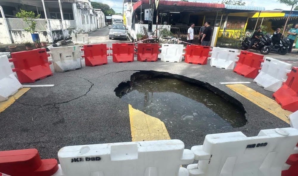 Penang highway closure extended through Saturday following sinkhole damage