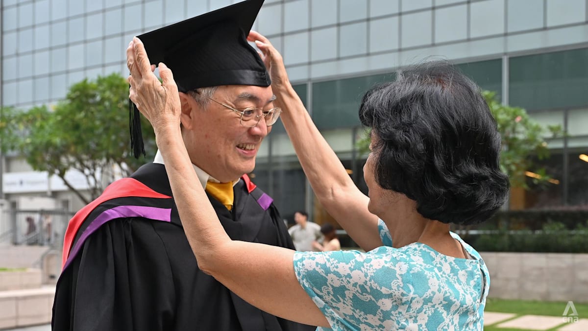 71-year-old Singapore man graduates from SUSS with multiple distinctions