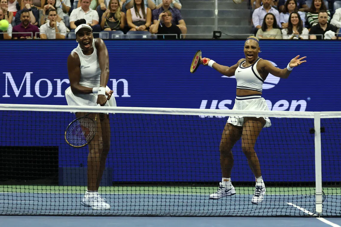 Williams Sisters' US Open Return Ends in First-Round Loss but Triumphal Celebration