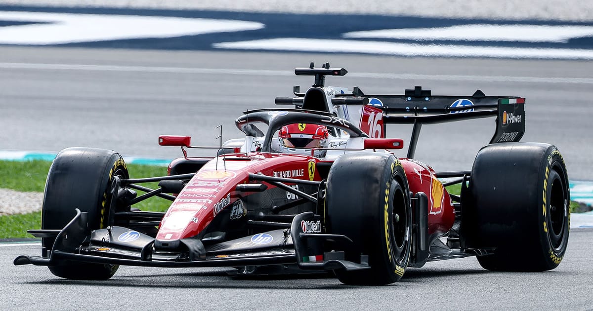 Leclerc sets pace at Sepang as Norris and Antonelli pursue