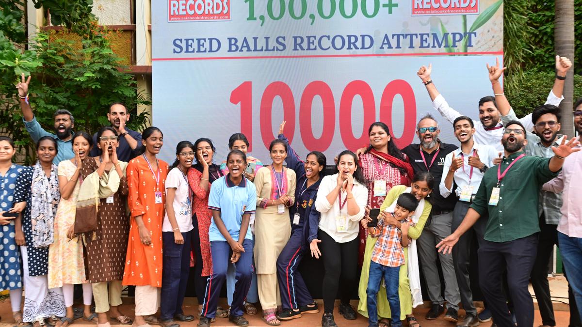 CII Amaravati Chapter plants over 1.13 lakh bamboo seed balls in record drive