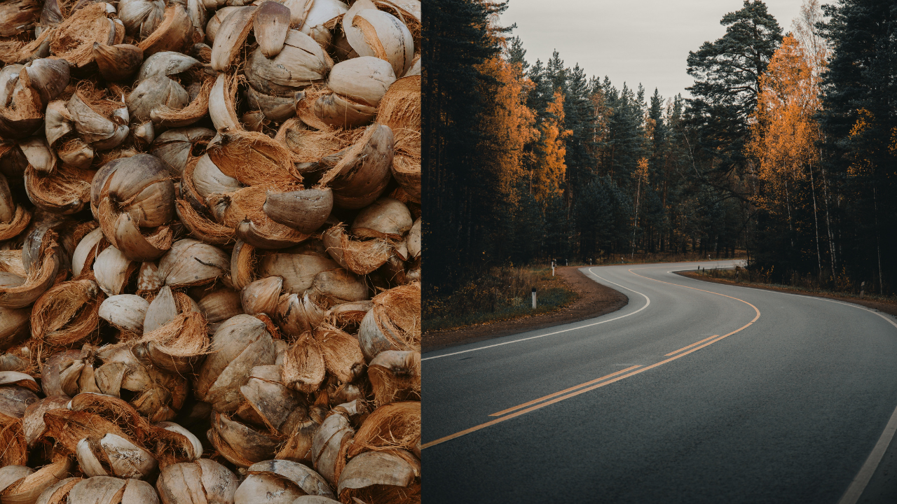 Coconut shell biochar shown to enhance asphalt durability and heat resistance